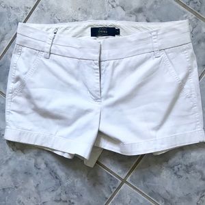 J Crew Chino White Shorts